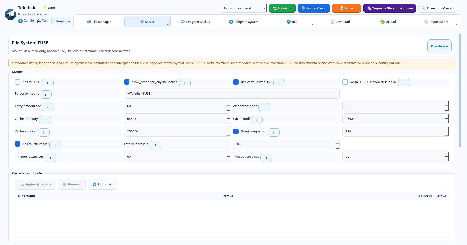 10. Monta l’archivio in Linux con FUSE — schermata reale dell’app