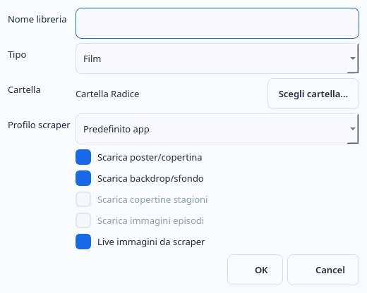 Prepara il catalogo per Stream — TeleDisk Desktop 1.7 Linux